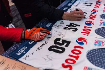 Ceremonia wręczenia numerów startowych